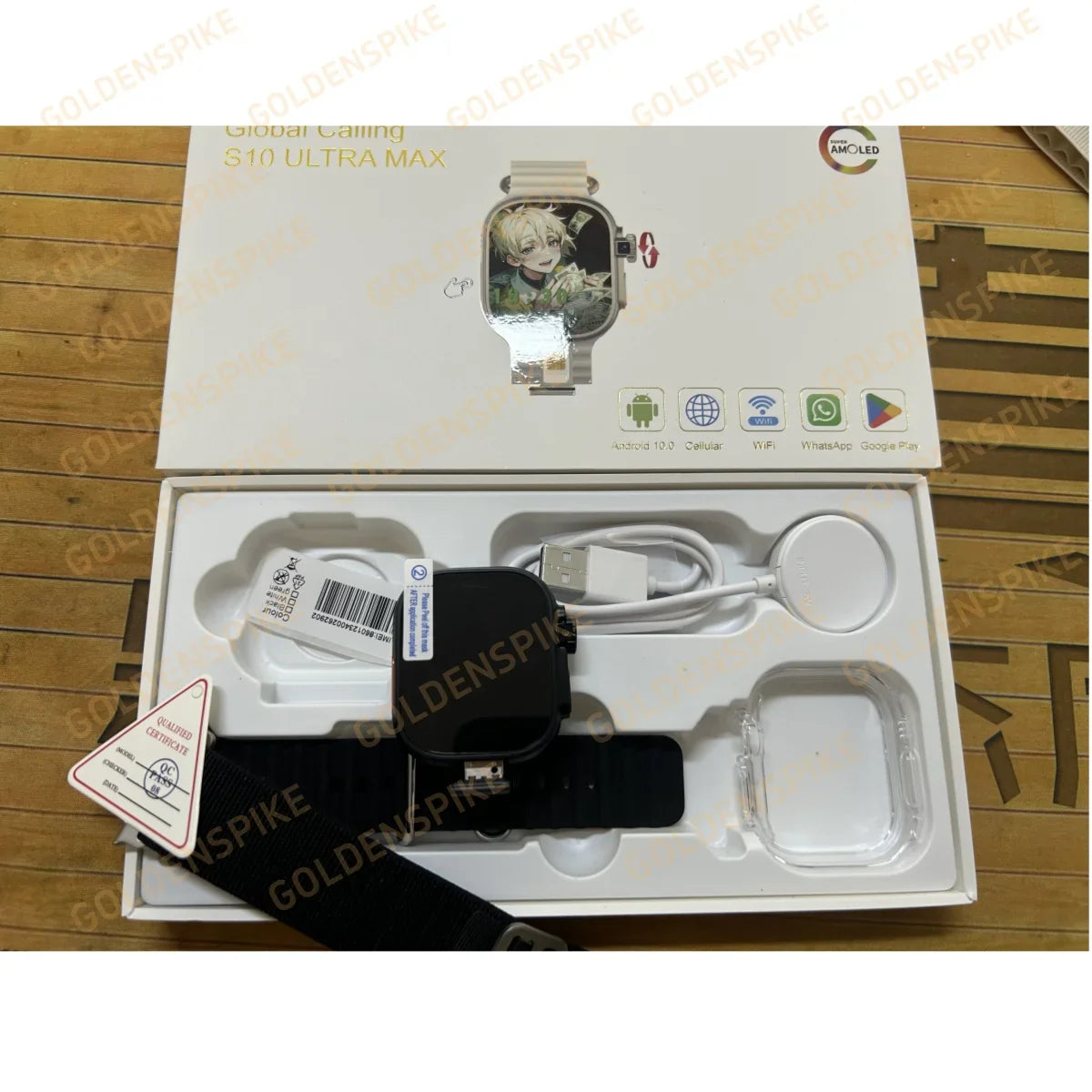 GOLDENSPIKE S10 Ultra MAX 4G Android Smartwatch | GPS & Camera
