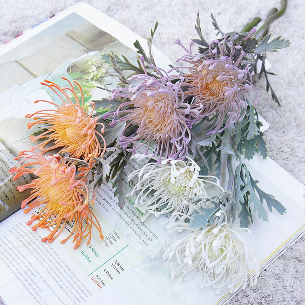 Artificial Pincushion Crab Claw Flowers | Wedding & Home Decor