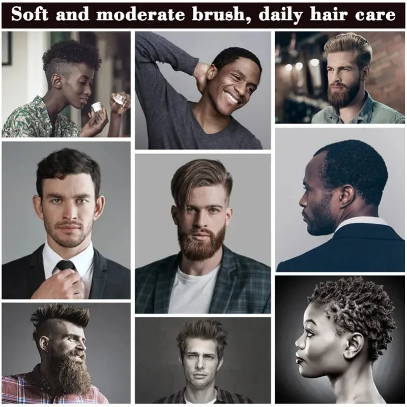 Boar Bristle Hair Brush Wood Handle – Men & Women Styling Boar Bristle Hair Brush Peaceful Pleasures Health and Wellness