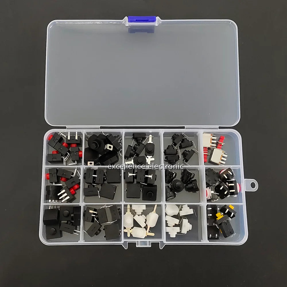 72PCS/box Switch Push Button Click Clicky On Off Switch 1212 1813 for LED Flashlight Torch Headlamp Lantern Light DIY Parts Peaceful Pleasures Health and Wellness
