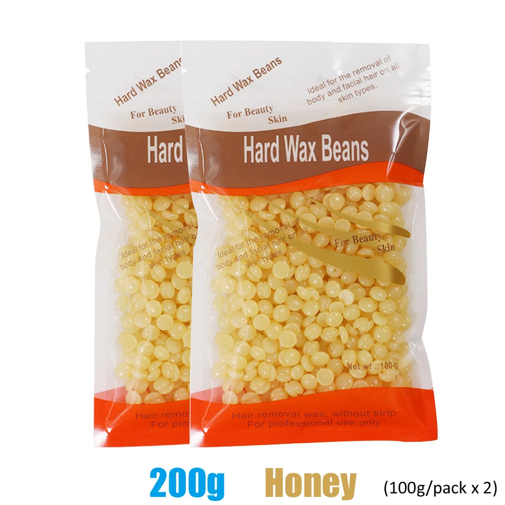2026 500ML Hair Removal Wax Melting Machine Quick Heater Melting Pot for Wax Beans Professional Waxing Treatment/Wax Beans Peaceful Pleasures Health and Wellness 200g-Honey