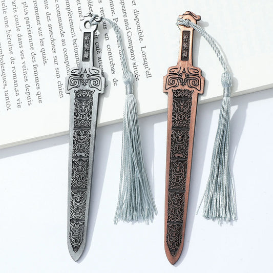 Bview Art Elegant Vintage Chinese Aesthetic Metal Bookmark Enchanting Peaceful Pleasures Health and Wellness