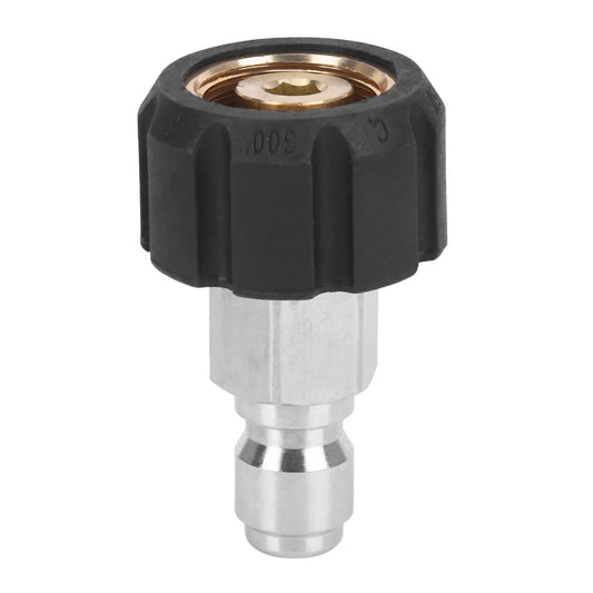 A36T-2X Pressure Washer Twist Connect M22 14Mm X 3/8 Inch Quick Disconnect Plug High Pressure B Fitting, 5000 PSI, TWIS281 Peaceful Pleasures Health and Wellness Gold