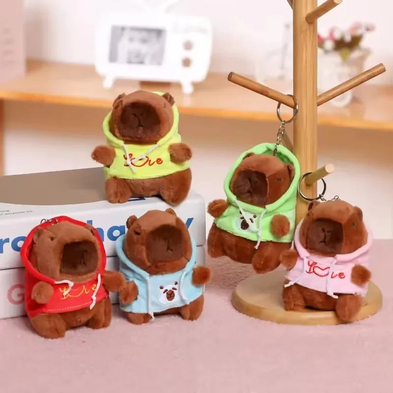 Cute Capybara Plush Keychain Bag Pendant & Car Charm Gift