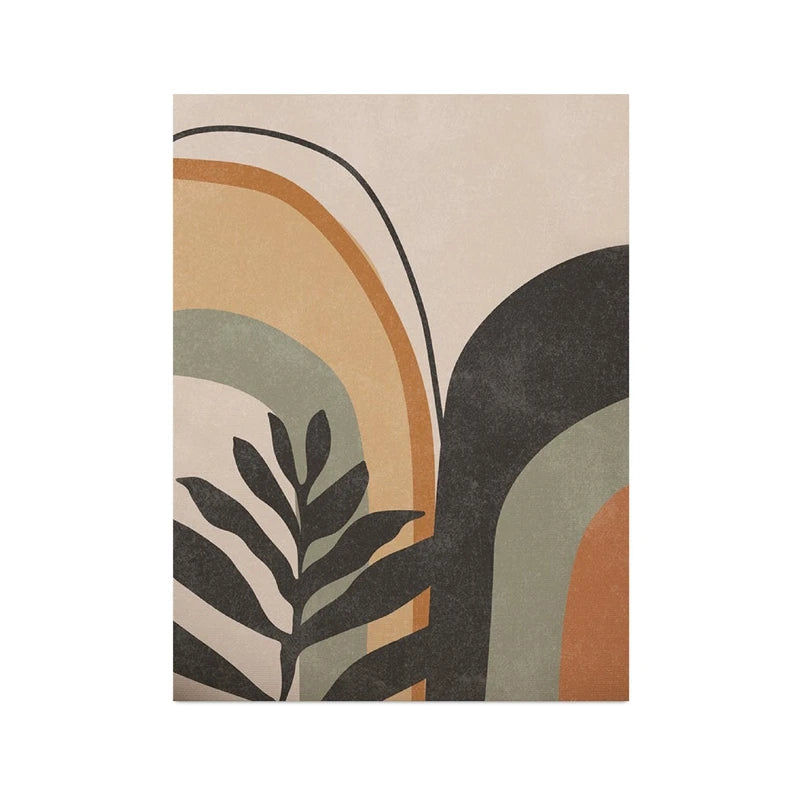 African American Couple Canvas Wall Art | Boho Love Print