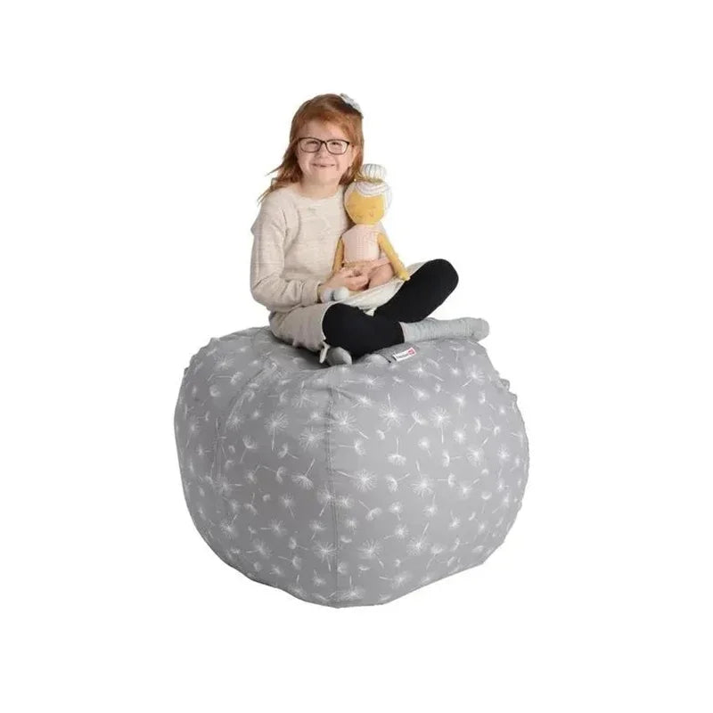 Large Canvas Bean Bag Stuffed Animal Toy Storage Organizer