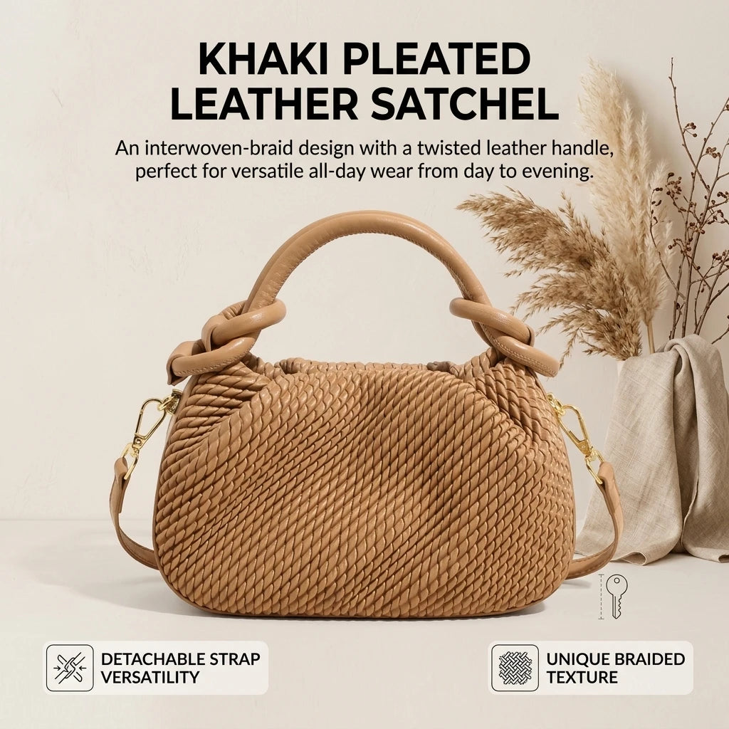 Women's Striped Handbag With Pleated Design Small Square Bag Lightweight And Stylish For Daily Use Peaceful Pleasures Health and Wellness
