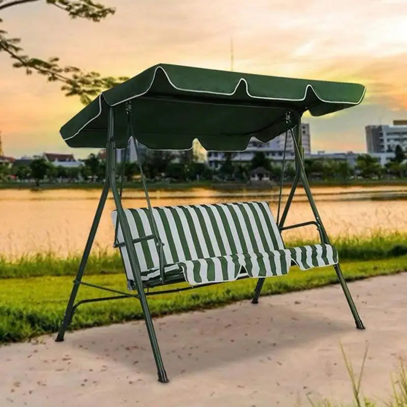 Swing Canopy Replacement Top Waterproof Canopy Swings Top Rain Cover Yard Sunshade Cloth Waterproof Canopy Swings Top Rain Cover Peaceful Pleasures Health and Wellness