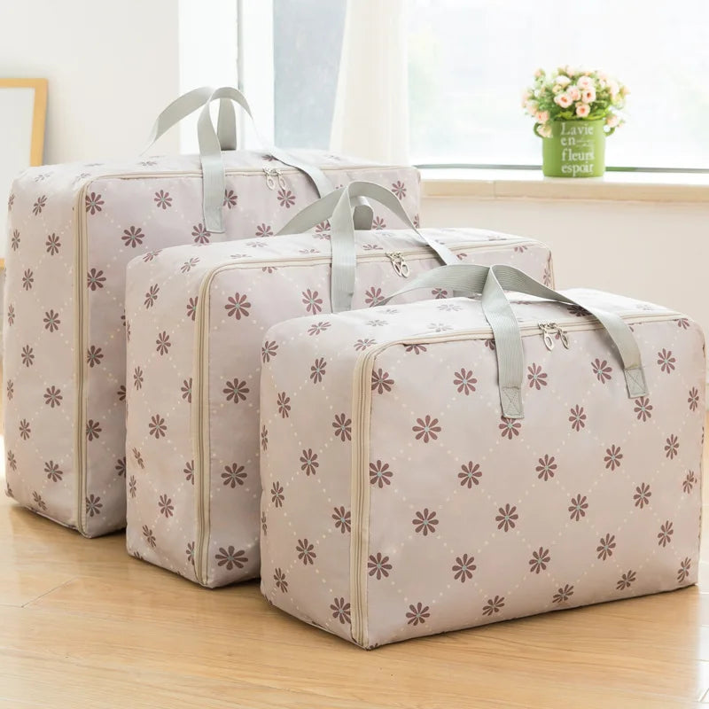Quilt storage bag three-piece set quilt Oxford cloth waterproof storage bag luggage moving bag clothes bag clothes bag Peaceful Pleasures Health and Wellness