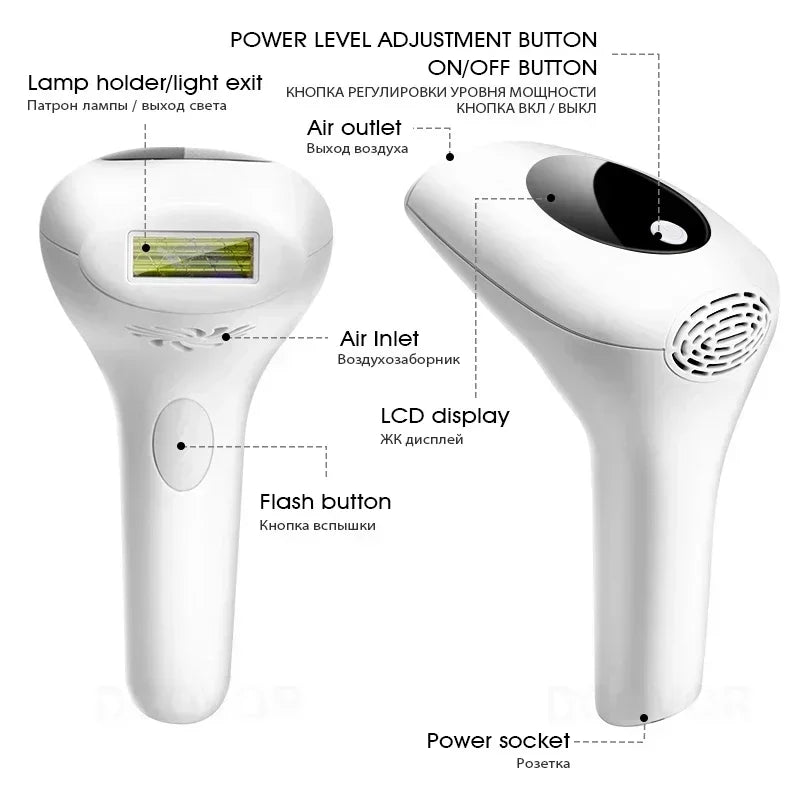 IPL Laser Hair Removal Device – 900,000 Flashes Peaceful Pleasures Health and Wellness