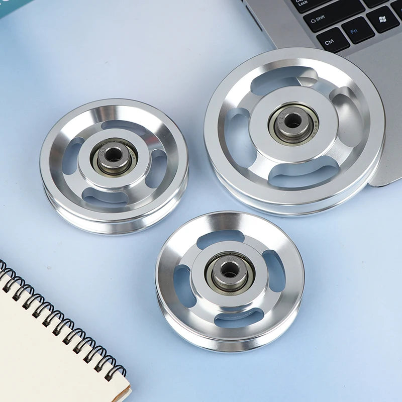 73/88/95/110/114MM Pulley Wheel Aluminium Alloy Bearing Pulley Wheel Replacement Universal Gym Accessory Bearing Pulley Wheel Peaceful Pleasures Health and Wellness