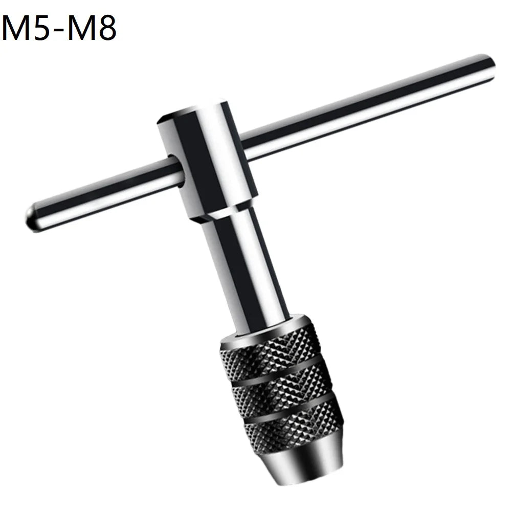 Adjustable T-Handle Ratchet Tap Wrench M3–M12 | Workshop Tool
