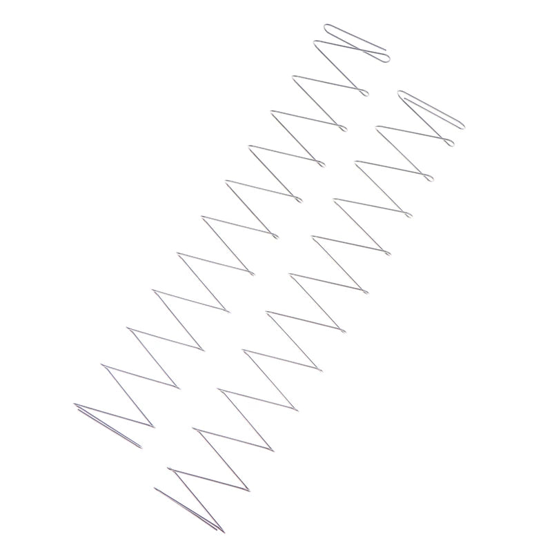 1/3Pcs Wire Diameter 1.2mm Square Spring Flat Spring Spring Steel Length 300mm Rectangular Compression Spring Peaceful Pleasures Health and Wellness silver 3pcs