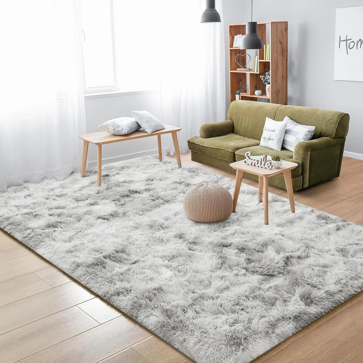 Rugs 160x230cm 120x160cm Soft Fluffy Area Rugs for Bedroom Living Room Dorm Nursery Kid Washable Rug Antiskid Shaggy Rug Carpets Peaceful Pleasures Health and Wellness