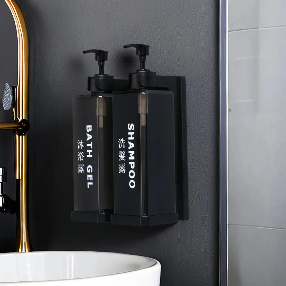 Wall Mounted Soap Dispenser | No-Drill 500ml Lockable Pump
