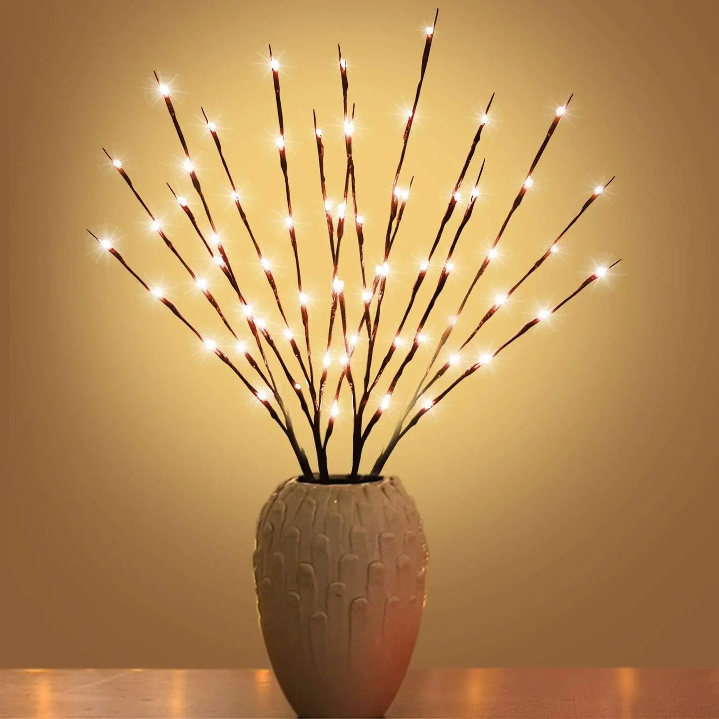 LED Bendable Twig Branch Lights | Battery Operated Holiday Decor