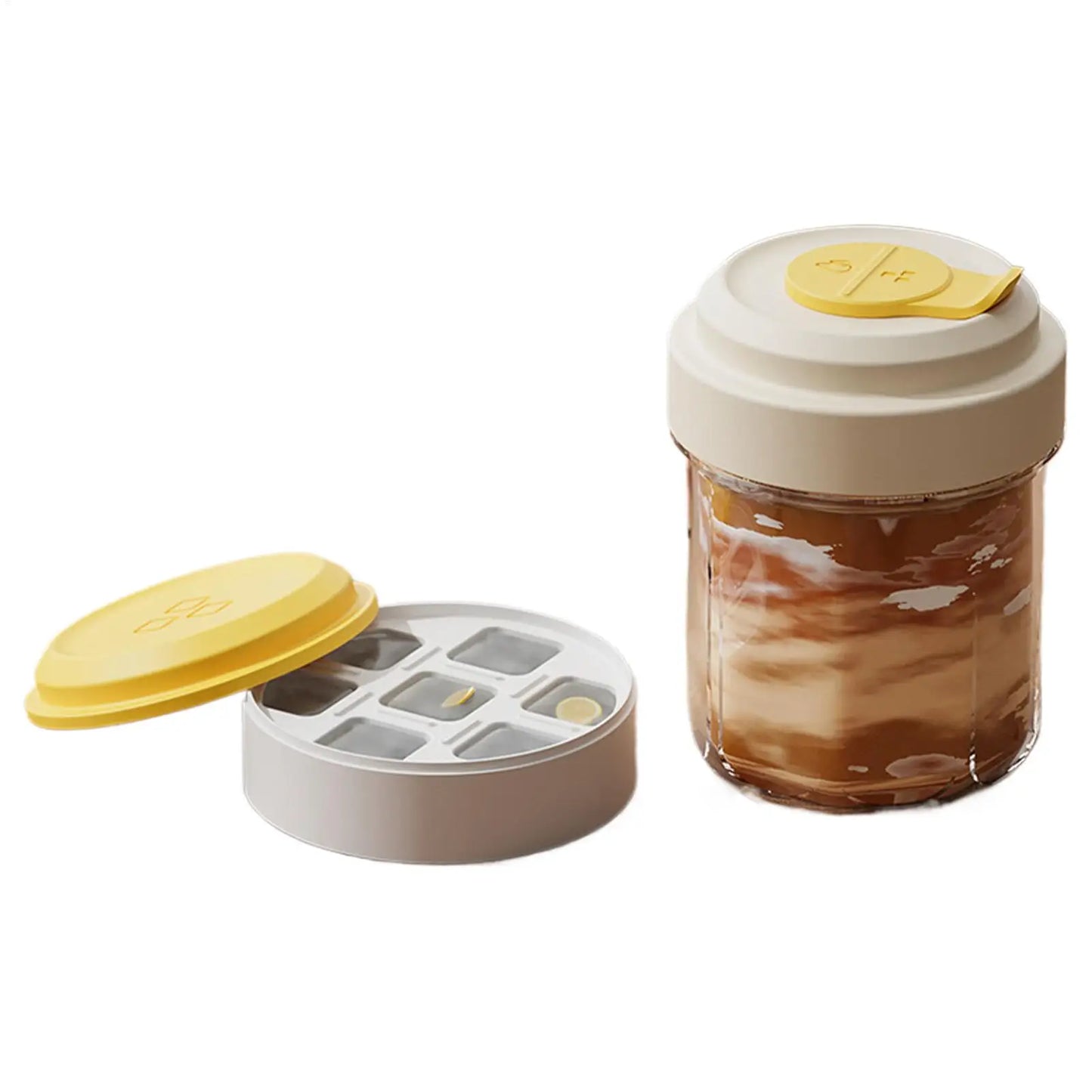 2-in-1 Ice Maker Bottle & Cold Brew Cup | 400ml Travel Mug