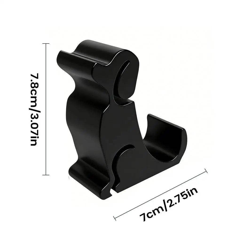Cute Dog Figurine Phone Stand Anti-Slip Desk Cell Phone Holder Adorable Desk Decor & Functional Stand For Home Office Outdoor Peaceful Pleasures Health and Wellness Black