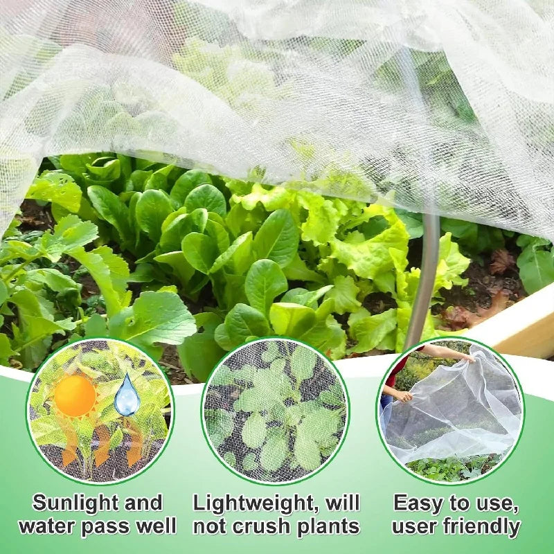 Garden Netting Plant Cover – UV-Resistant Pest & Bird Barrier
