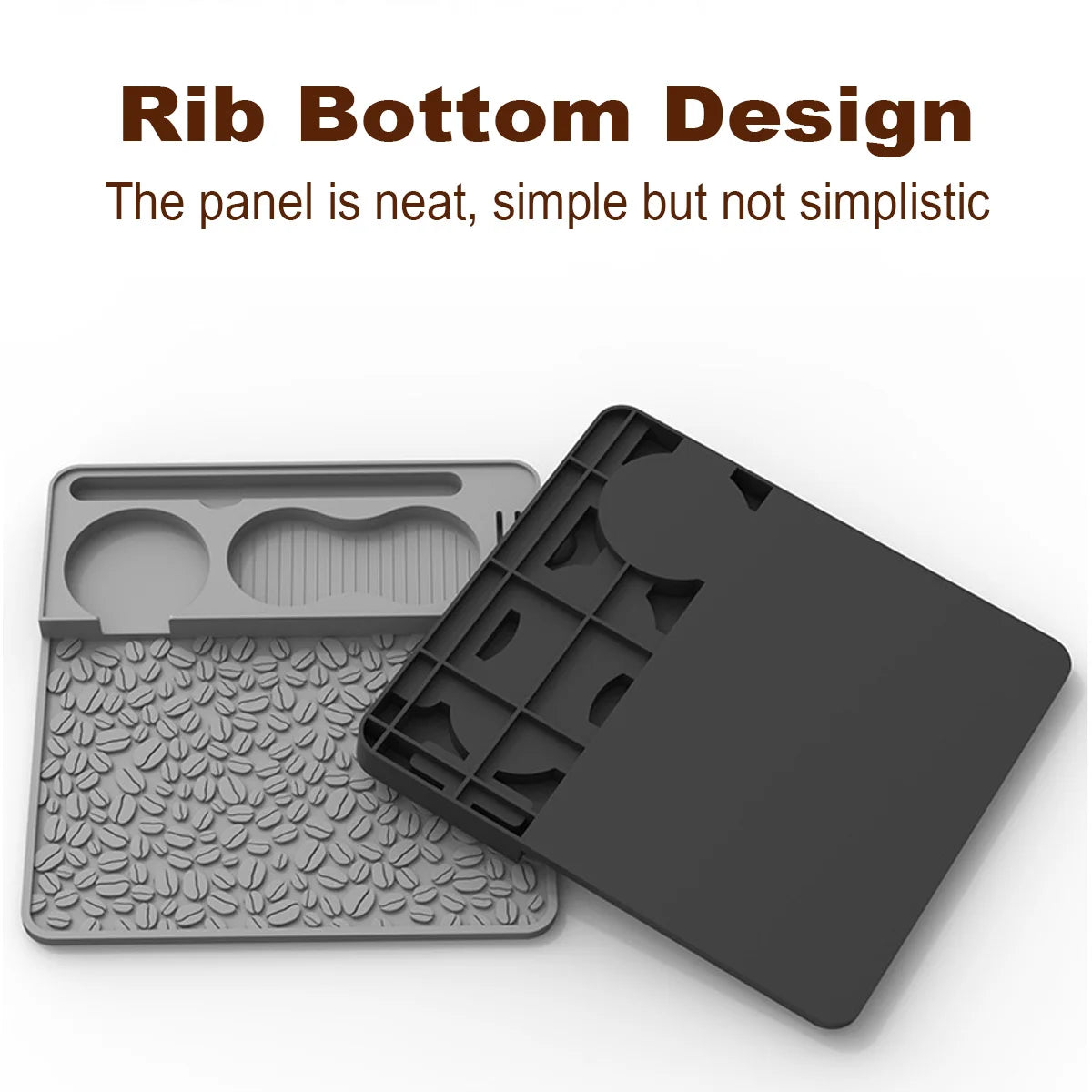 Espresso Tamping Mat, Compatible with Portafilters, Professional Silicone Barista Station with Tool Slots, Heat Resistant Mat Peaceful Pleasures Health and Wellness