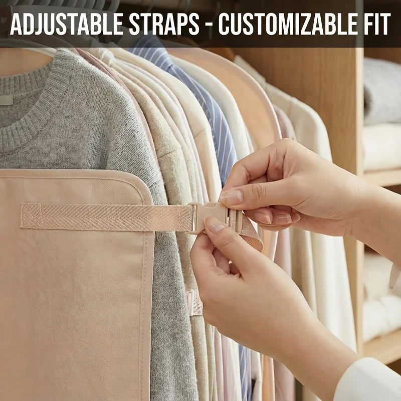 Closet Compression Hanging Bag Down Jackets Coats Space Saving 50% Bedroom Accessories Clothing Organizer Peaceful Pleasures Health and Wellness