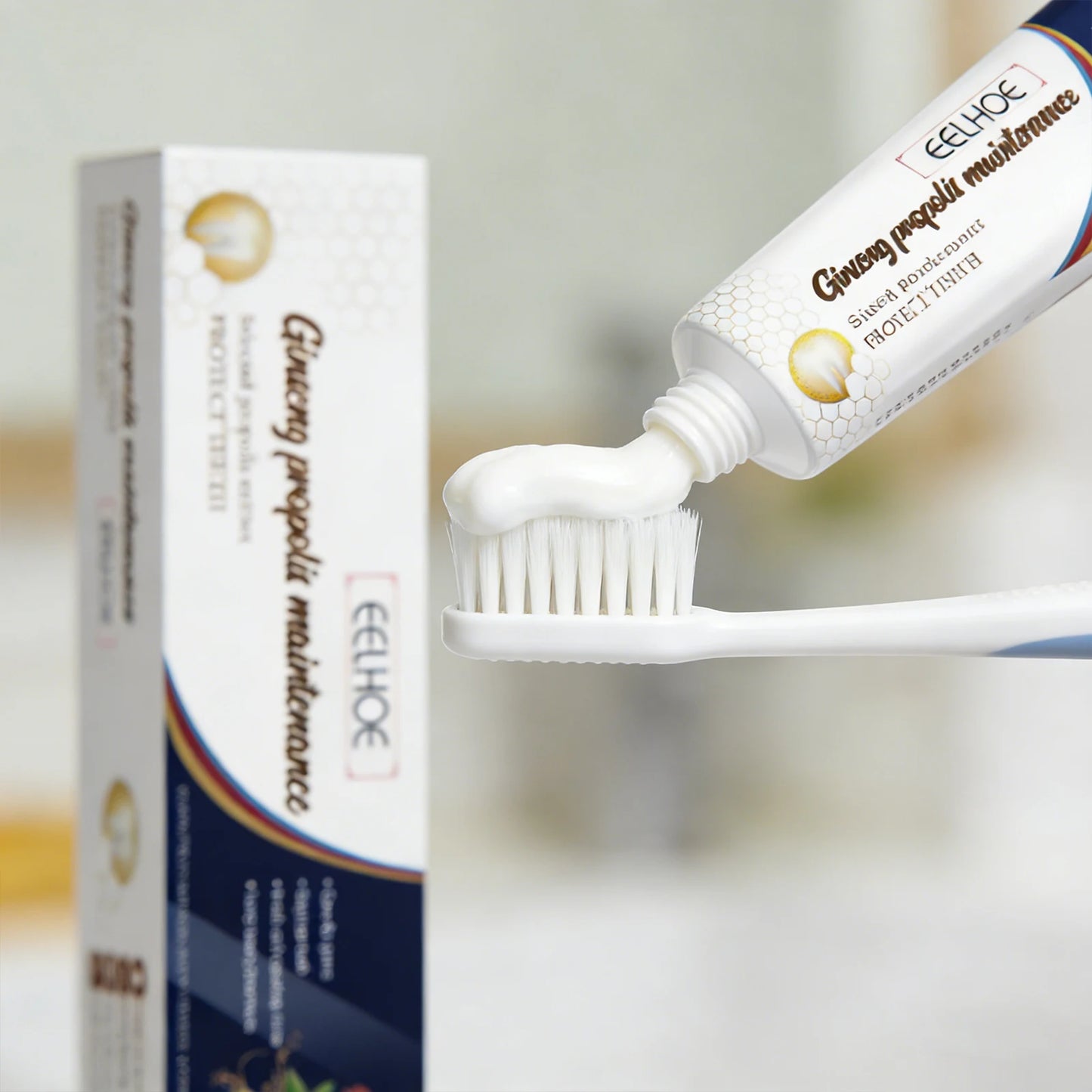 Ginseng Propolis Whitening Toothpaste Effectively Eliminating Bad Breath Remove Plaque Relieve Inflammations Gum Care Toothpaste Peaceful Pleasures Health and Wellness