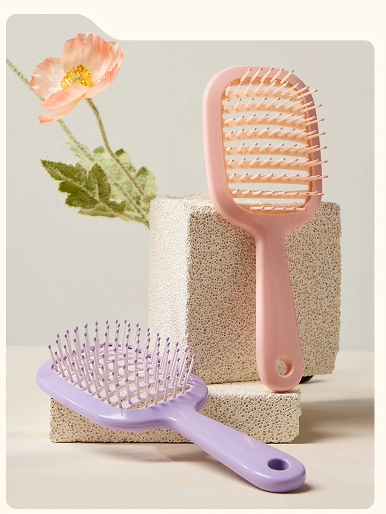 1Pcs Hollow out Air Cushion Comb Detangling Hair Brush Massage Combs Hollow Out Wet Curly Hair Brushes Barber Styling Tool Peaceful Pleasures Health and Wellness