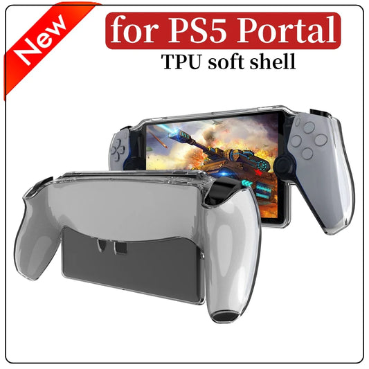 Silicone Protection Skin for PS5 Portal Hard/Soft Case Cover Sleeve Anti-Scratch Non-Slip Gamepad Cover Grip Case Game Console Peaceful Pleasures Health and Wellness