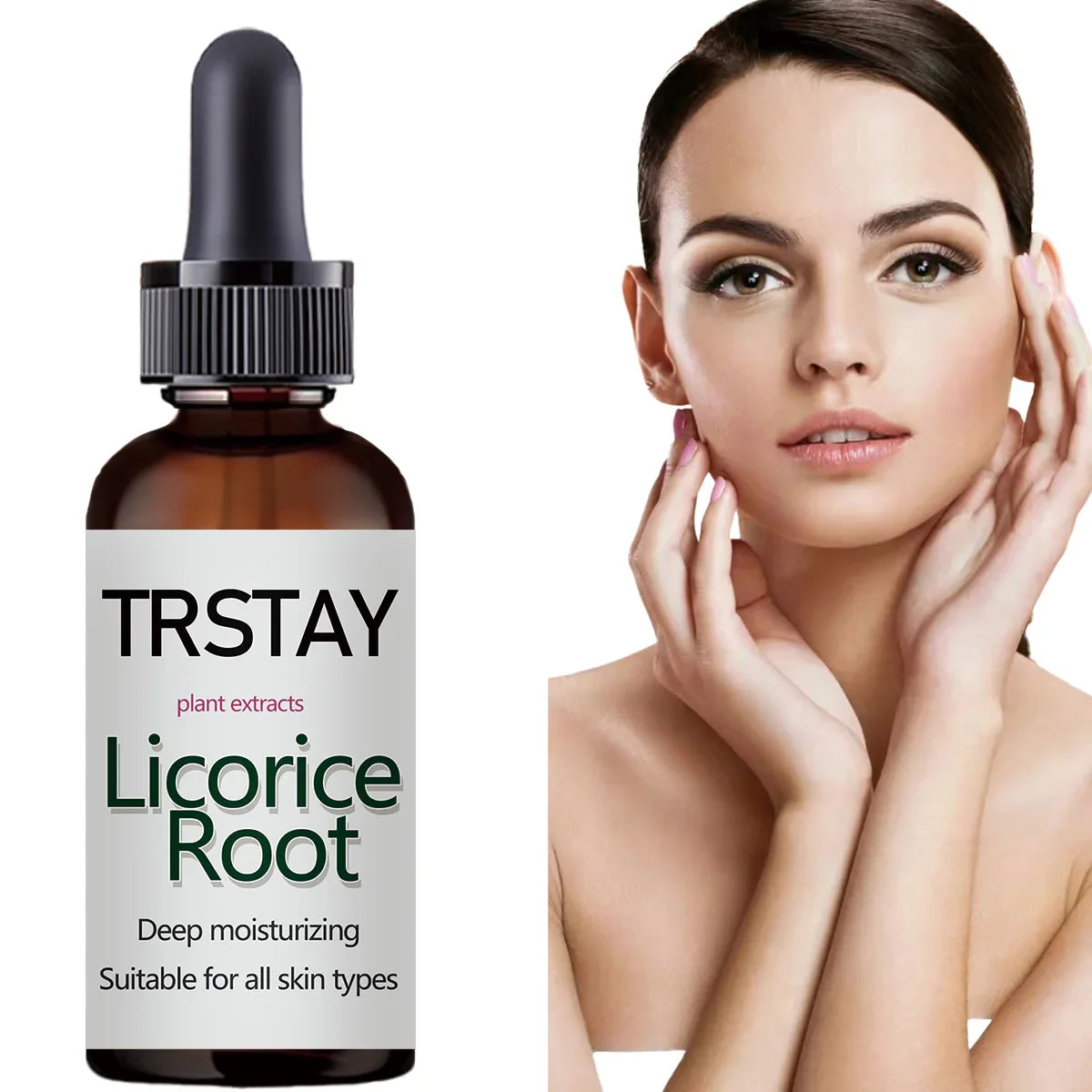 TRSTAY Licorice Root Face Serum – Brighten & Minimize Pores