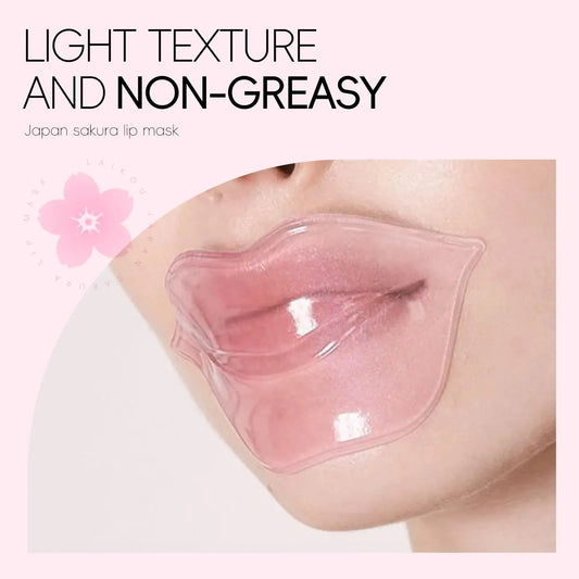 LAIKOU Sakura Collagen Lip Mask – Hydrating & Plumping Gel Pads Lip Mask Treatment Oasis Select