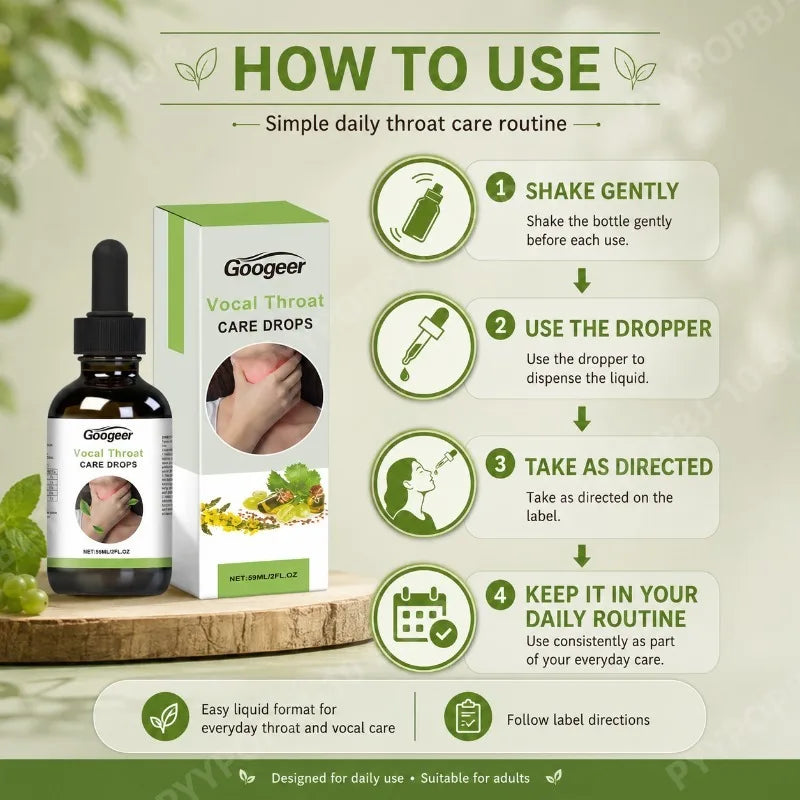 Herbal Wellness Drops | Mint Extract & Vitamin B1 | 59ml