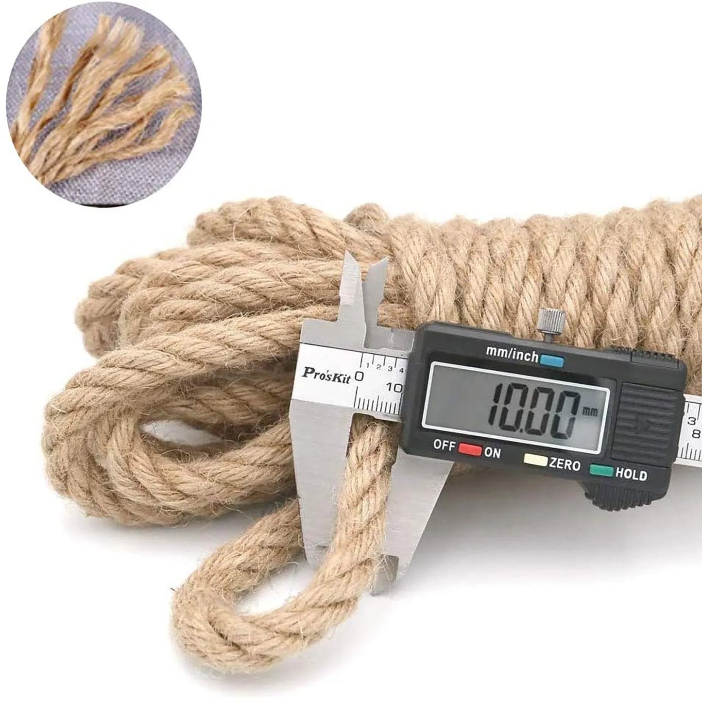 10mm Natural Hemp Jute Rope 10M – DIY, Crafts & Bundling