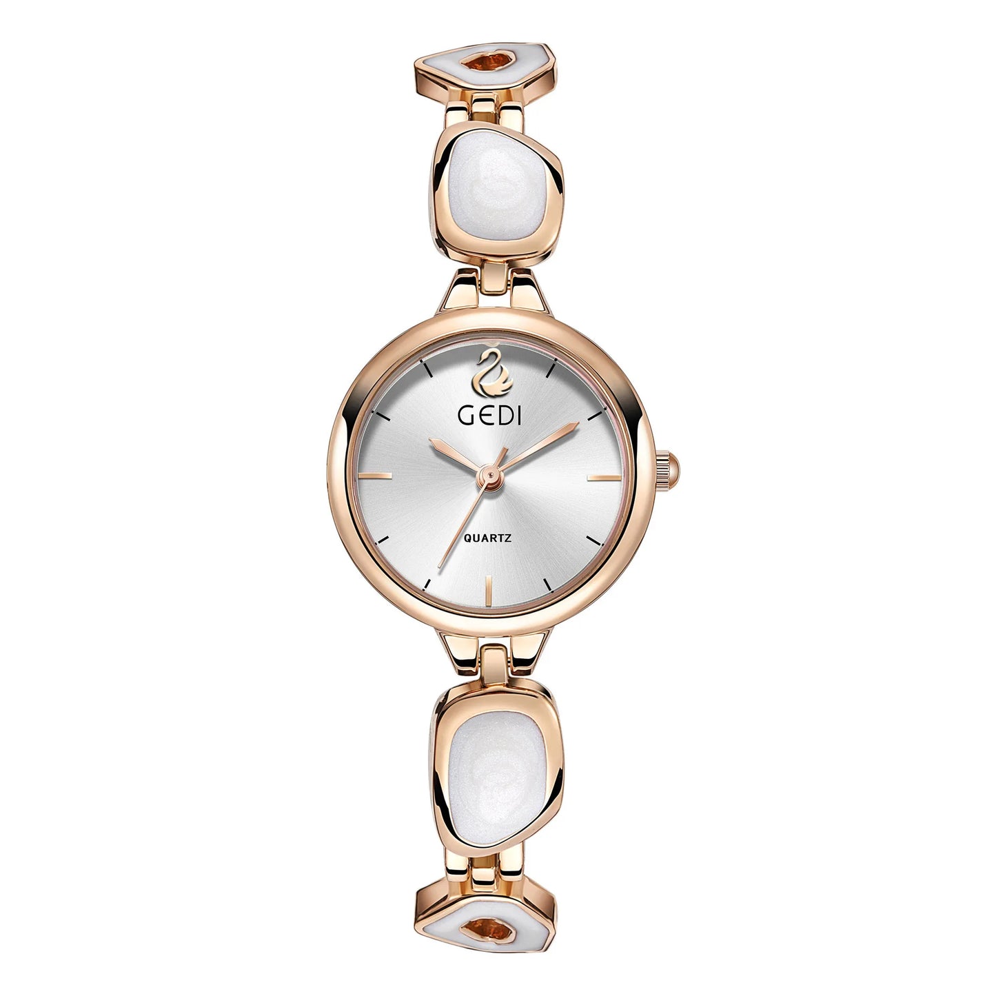 Versatile Fashionable Women Watch Women Hand Style Women Light Luxury Niche Small Exquisite Simple High End Regular Quartz Watch Peaceful Pleasures Health and Wellness white 1