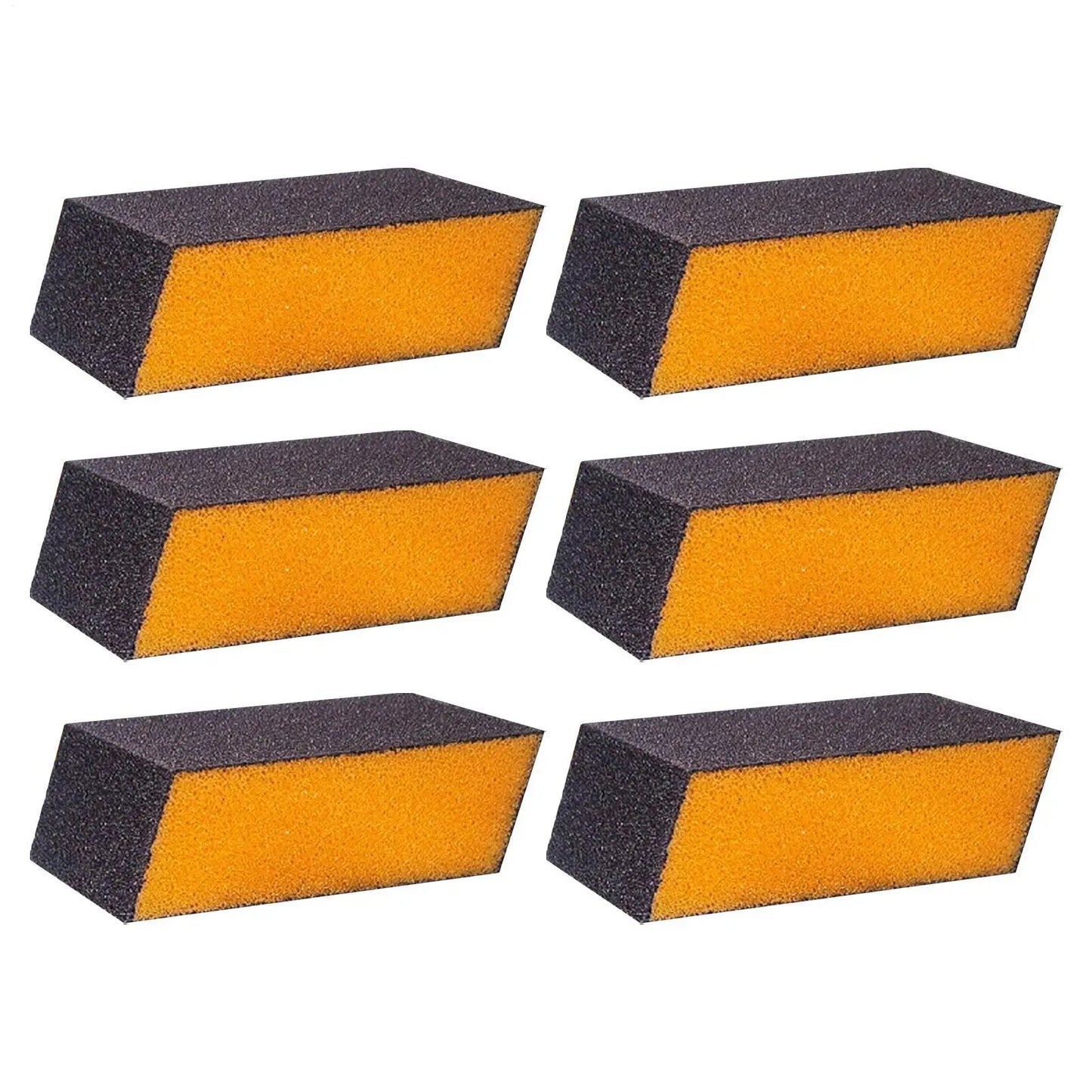 6-Pack Carborundum Emery Scrub Sponges | Heavy-Duty Cleaner