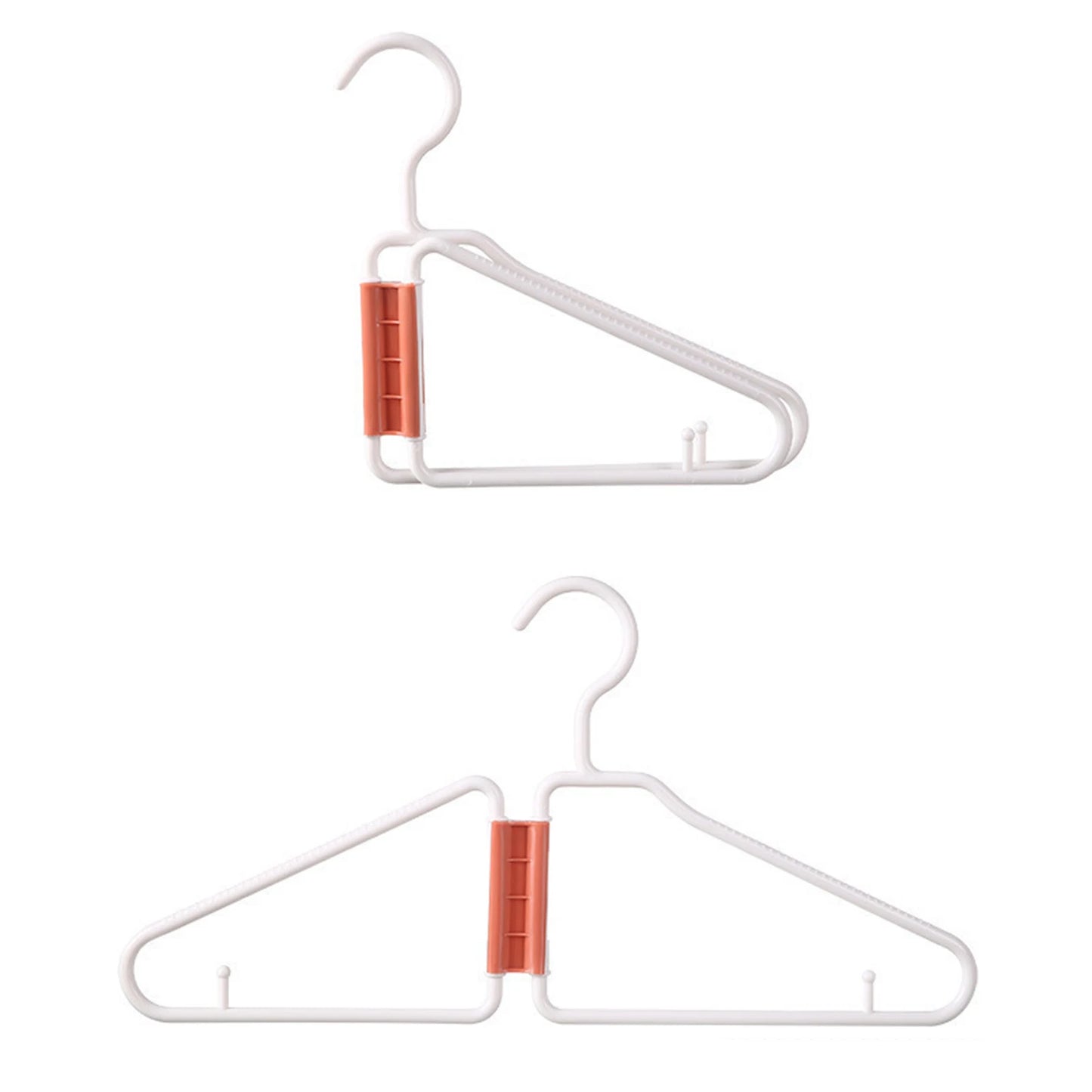 Portable Folding Hangers Household Multifunctional Anti-slip Hanger Practical Gifts for Families Friends Peaceful Pleasures Health and Wellness A 1pcs