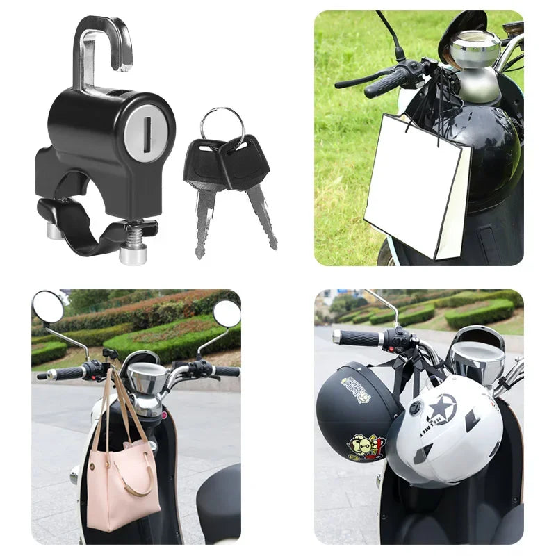 Multifunctional Lock Head Electric Bike Helmet Anti-theft Fixing