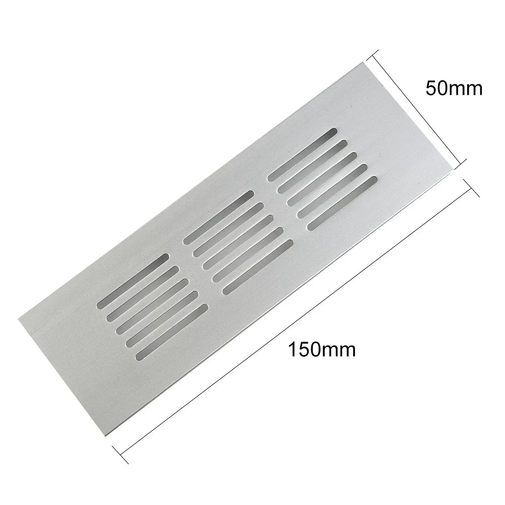 50mm Aluminum Ventilation Grille | Cabinet & Wardrobe Air Vent