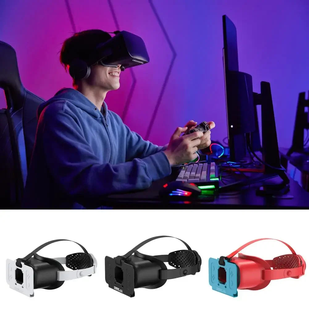 For Switch2 game console 3D HD VR glasses Virtual Reality Movies Switch Game Adjustable Headband Expansion Upgrade Accessories Peaceful Pleasures Health and Wellness