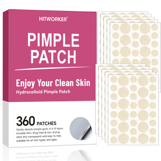 Invisible Waterproof Hydrocolloid Acne Patches – All Skin Types Acne Patch Peaceful Pleasures Health and Wellness