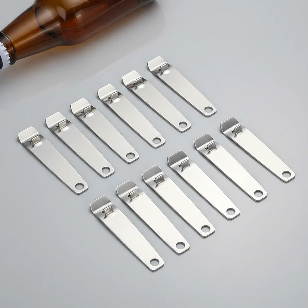 Portable Stainless Steel Bottle Opener for Beverage Caps Peaceful Pleasures Health and Wellness