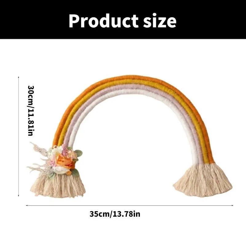 Rainbow Newborn Photography Prop | Cotton Nursery Wall Decor