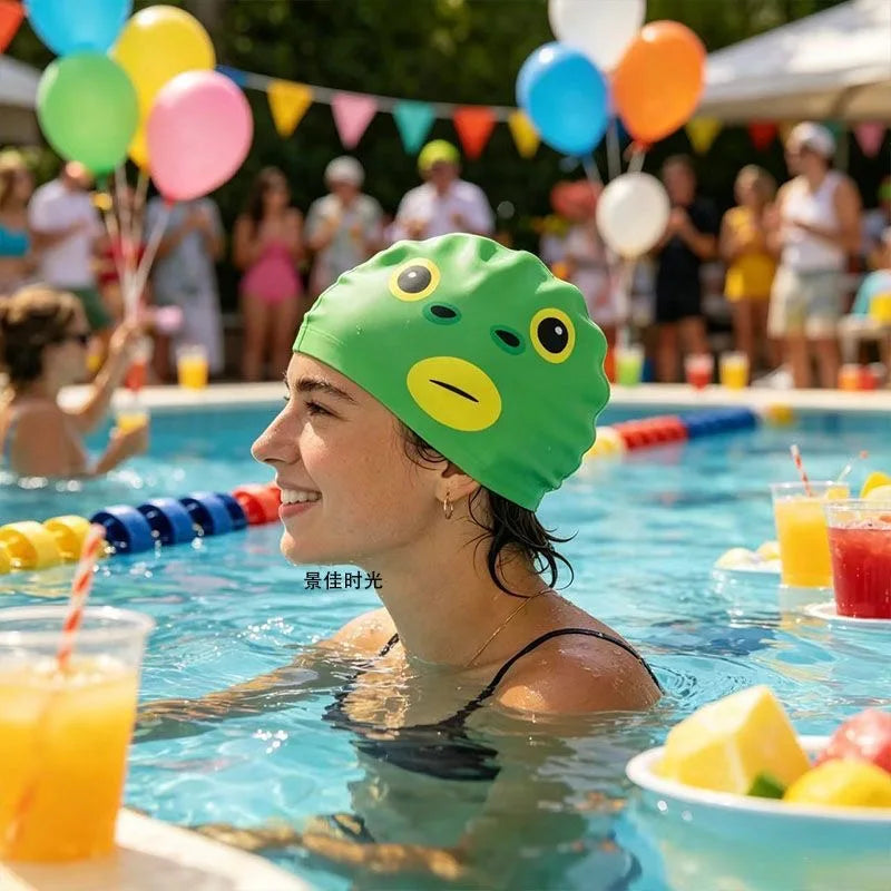 High stretch men women swim caps Silicone Swimming Comfortable Stretch Waterproof Swim Hat for Adult No Pull Hair Professiona Peaceful Pleasures Health and Wellness