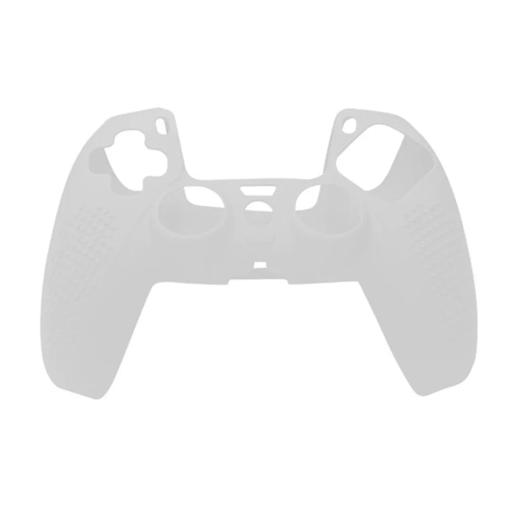 Case for DualSense Non Slip Soft Silicone Protection Cover for PS5 Controller Protective Cover for PlayStation 5 Silicone Case Peaceful Pleasures Health and Wellness WHITE United States
