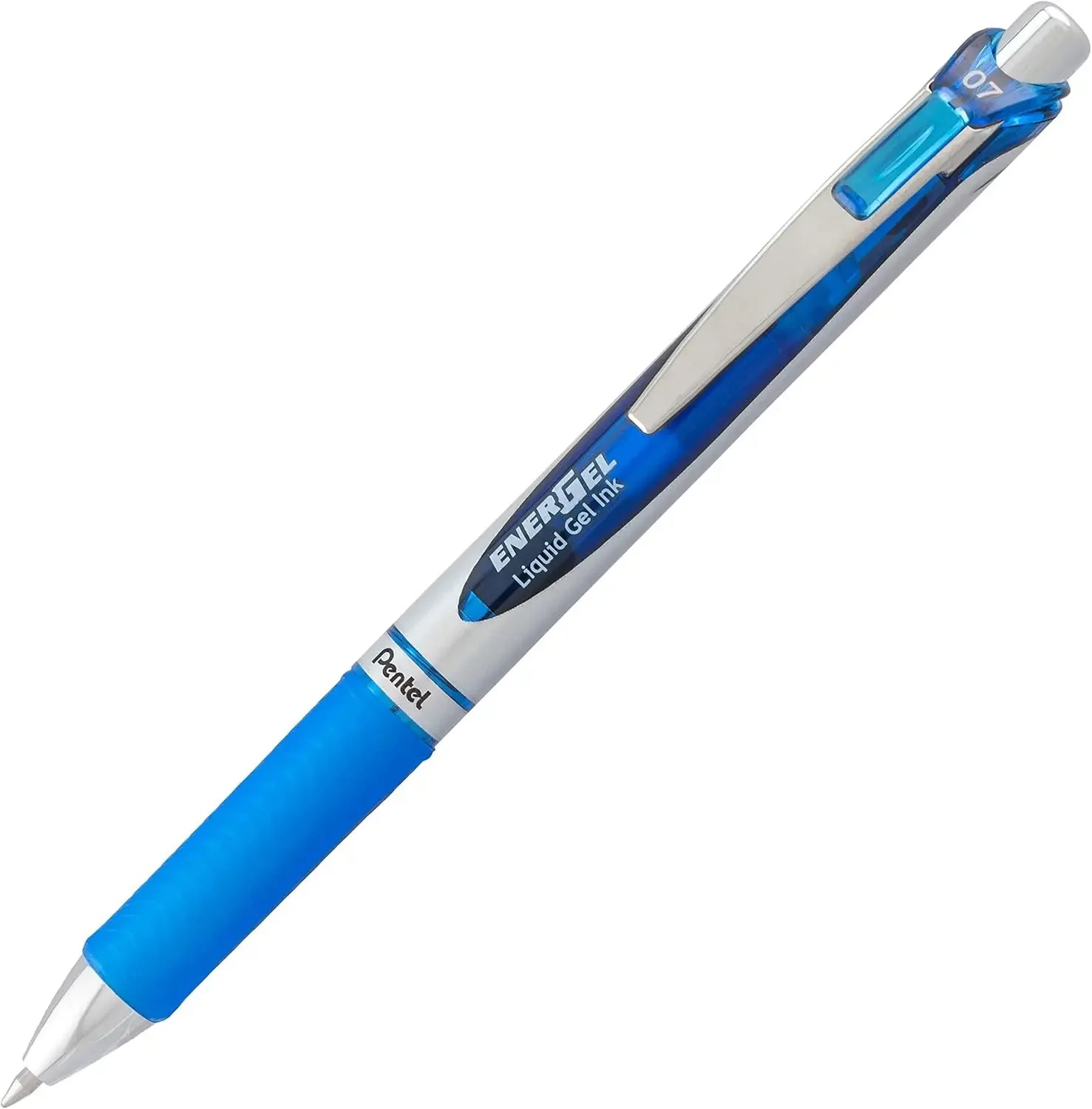 Smooth Writing Liquid Gel Pens, 0.7mm Medium Tip, Blue Ink, Pack of 12 with Comfort Grip Peaceful Pleasures Health and Wellness