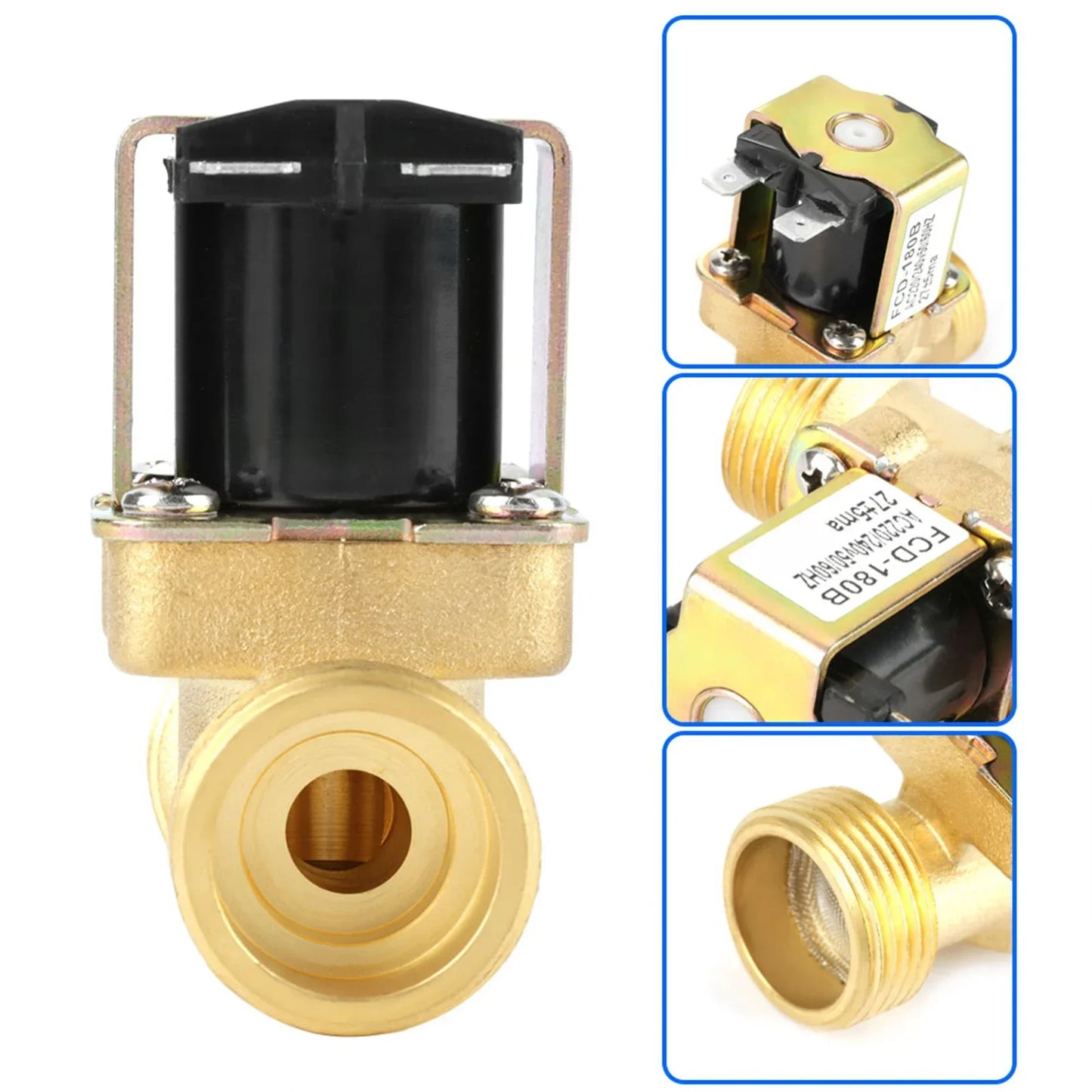 G3 4 2 Way Water Inlet N C Normal Closed Pressure Electric Valve