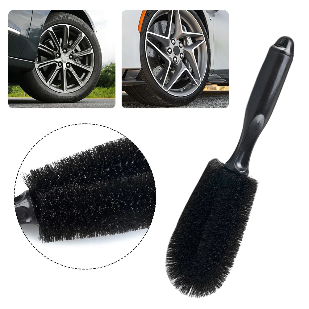 Car Wheel & Rim Cleaning Brush – Soft Bristle Auto Detail Tool Peaceful Pleasures Health and Wellness
