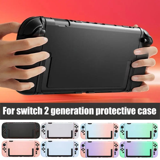 Nintendo Switch 2 Slim Clear Protective Case | Dock-Compatible Gaming Console Case Oasis Select