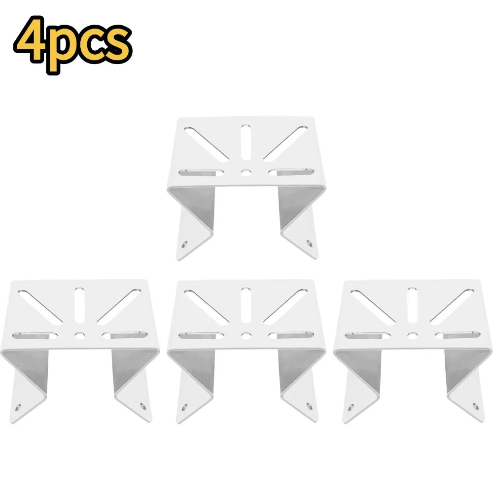 Wall Mount Corner Bracket For Security Camera Setup Peaceful Pleasures Health and Wellness 4pcs