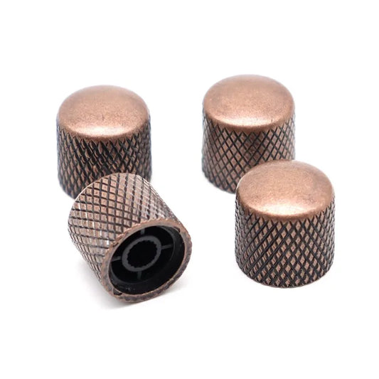 Non-porous Metal Dome Electric Guitar Volume Knob Bass Tone Peaceful Pleasures Health and Wellness Copper