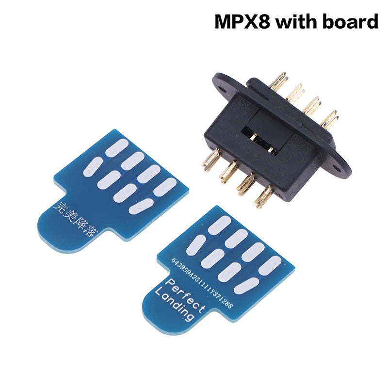 MPX6 & MPX8 Connector Set with Soldering Board | RC Airplane